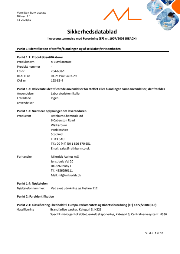 

Butyl acetate

